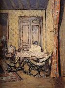 Edouard Vuillard Indoor rocking chair oil painting artist